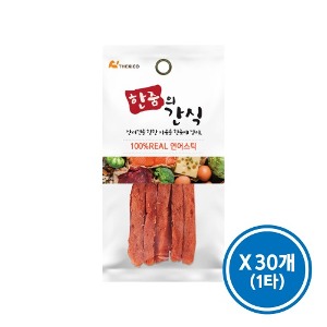 [더 키코] 한줌의 리얼간식 연어 스틱35g X 30개 (1타)