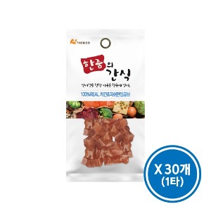 [더 키코] 한줌의 리얼간식 치킨&amp;피쉬 한입큐브30g X 30개 (1타)