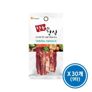 [더 키코] 한줌의 리얼간식 덕&amp;피쉬 스틱30g X 30개 (1타)
