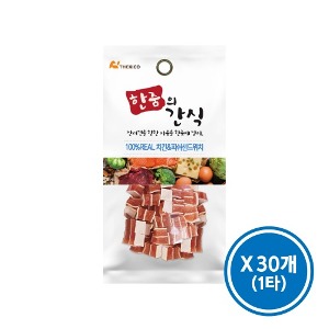 [더 키코] 한줌의 리얼간식 치킨&amp;피쉬 샌드위치30g X 30개 (1타)