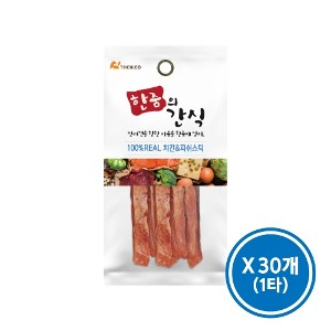 [더 키코] 한줌의 리얼간식 치킨&amp;피쉬 스틱30g X 30개 (1타)